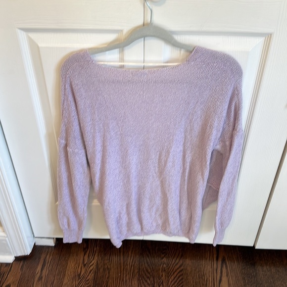 Urban Outfitters Kimchi Blue Purple Wrap Front Sweater - Picture 4 of 4